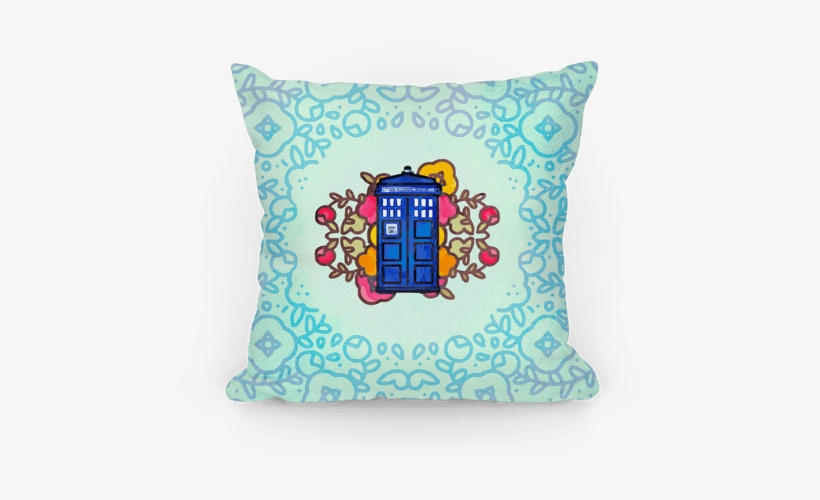Watercolor Doctor Who Icon Pillow Pillow Watercolor Doctor Who