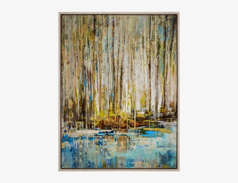 Forest Reflected - Gallery Wrap, transparent png download
