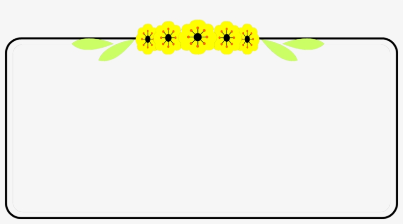 Yellow Border Frame Png Image Png Mart, transparent png download
