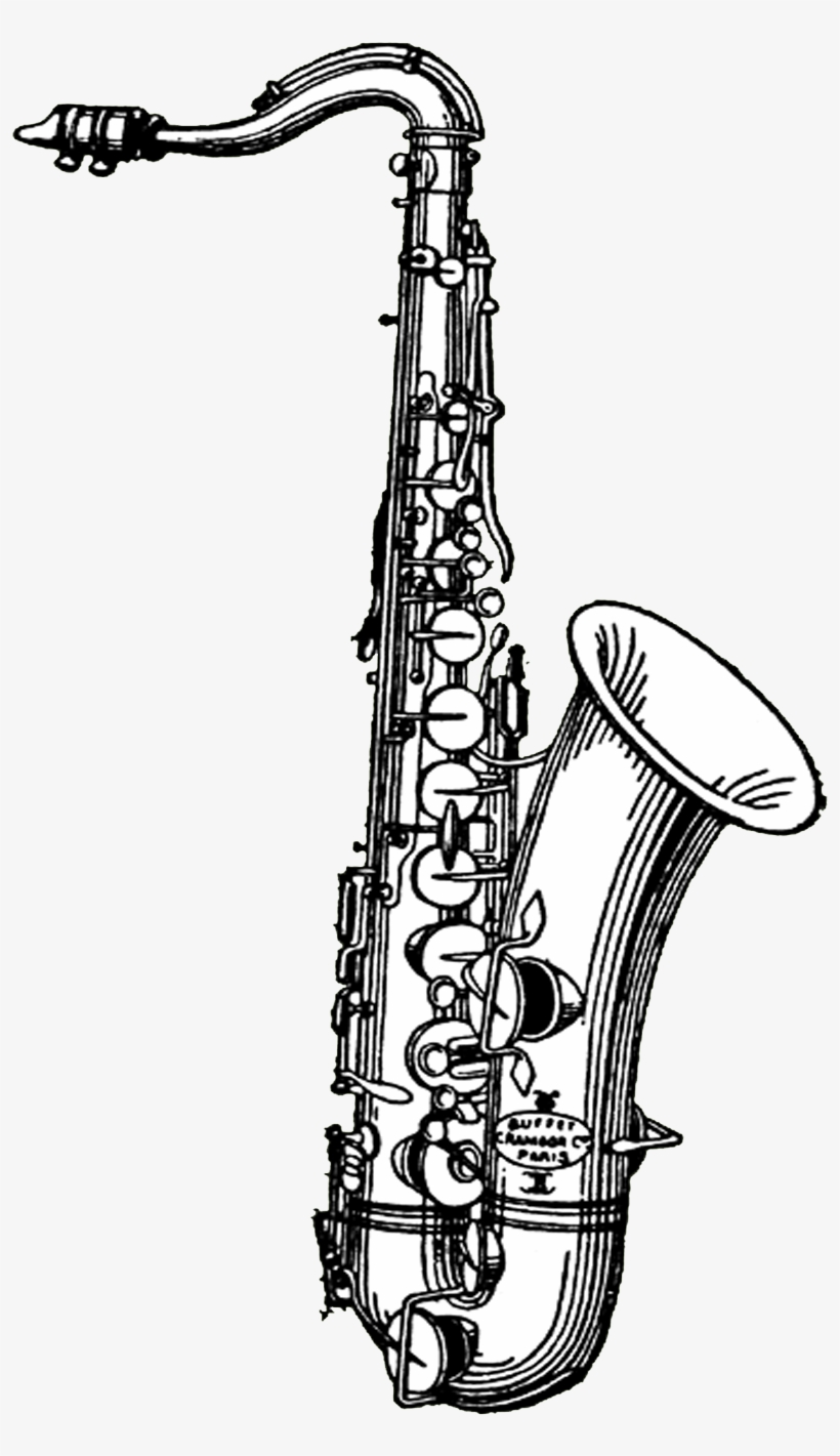 Clarinet Clipart Transparent Background - Clipart Saxophone, transparent png download