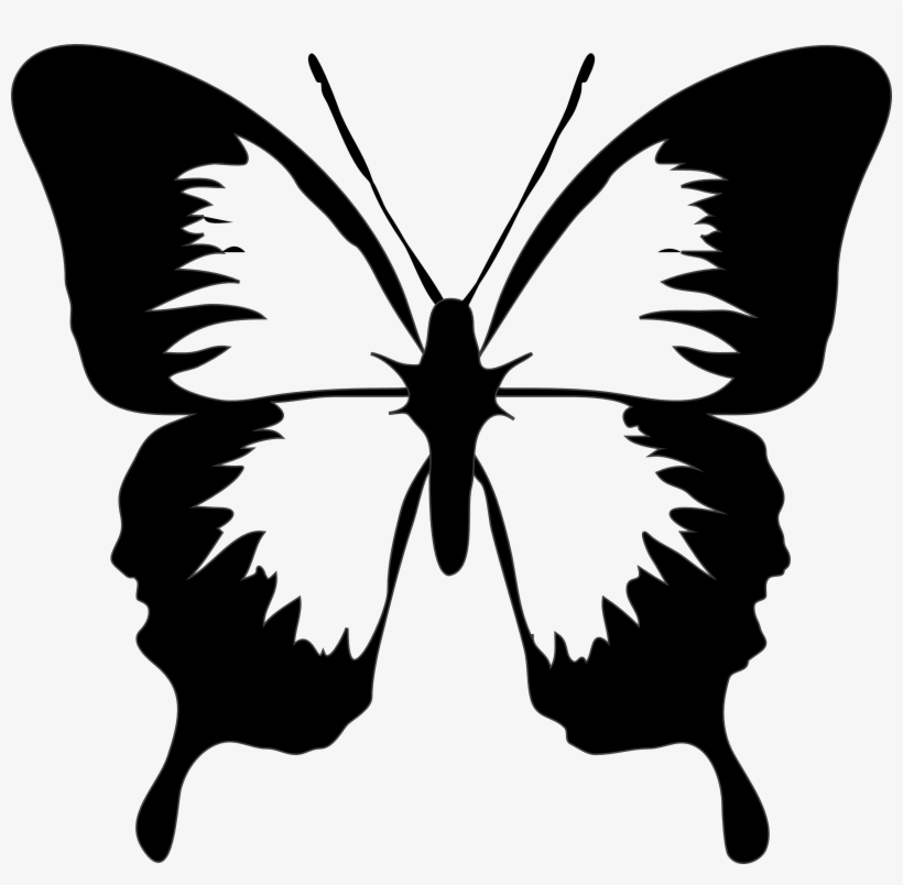 wallpapers Butterfly Clipart Black And White Transparent Background butterfly wings clipart butterfly