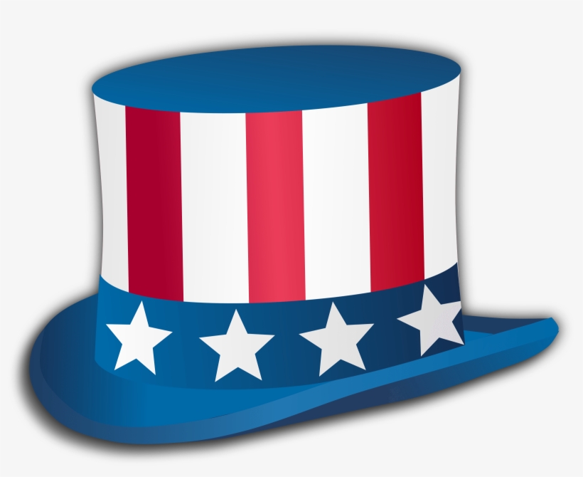 Holidays - Uncle Sam Hat Clipart, transparent png download