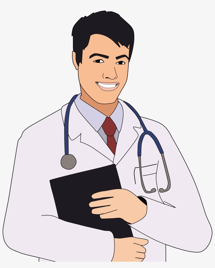 This Free Icons Png Design Of Young Male Doctor, transparent png download