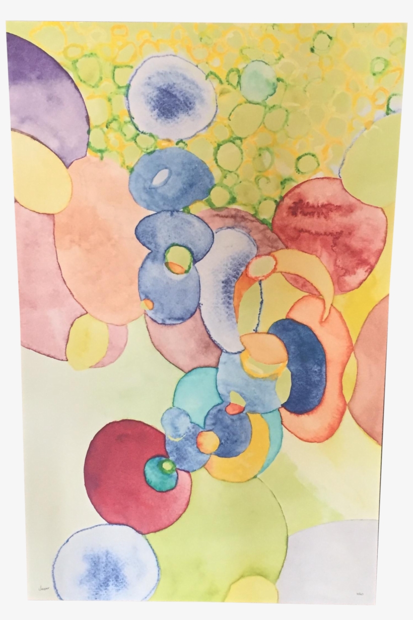 Large Scale Bubbles Contemporary Canvas On Chairish - Canvas Print, transparent png download