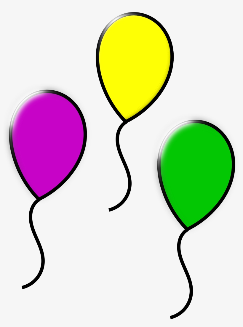 This Free Icons Png Design Of Colored Balloons, transparent png download