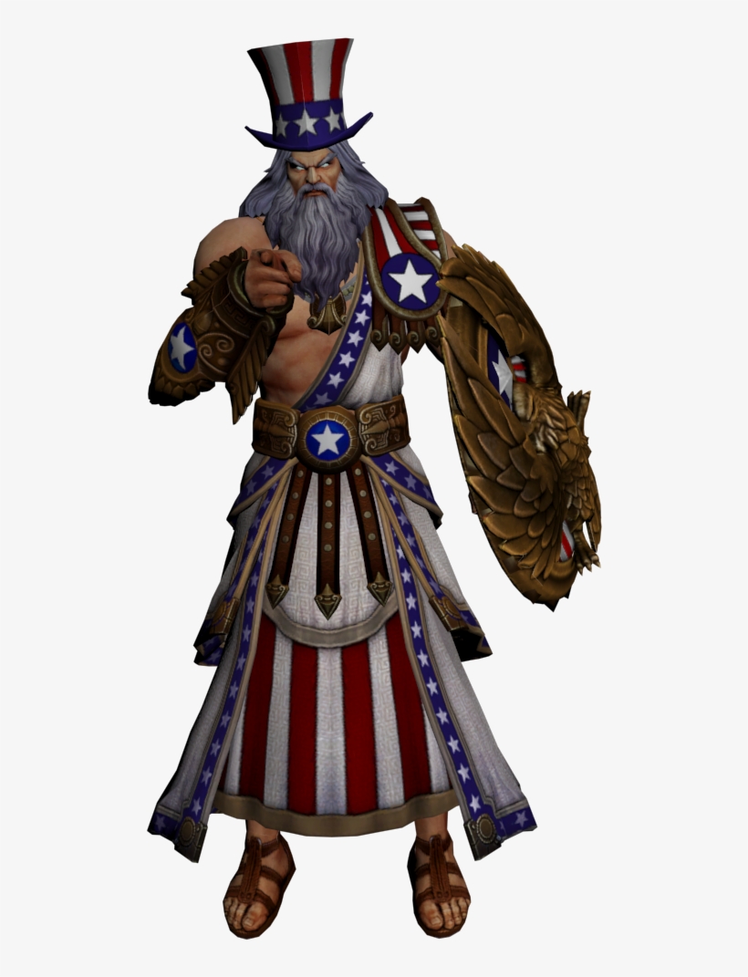 Mediazeus Uncle Sam Renders - Figurine, transparent png download