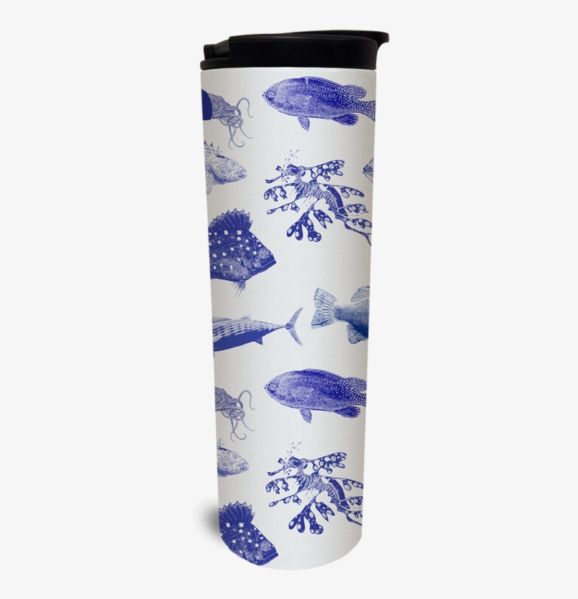 Ocean Stamps Tumbler - Watermark, transparent png download