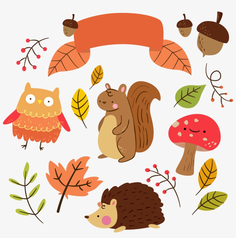 Lollipop Clipart Watercolor - Cute Autumn Clipart, transparent png download