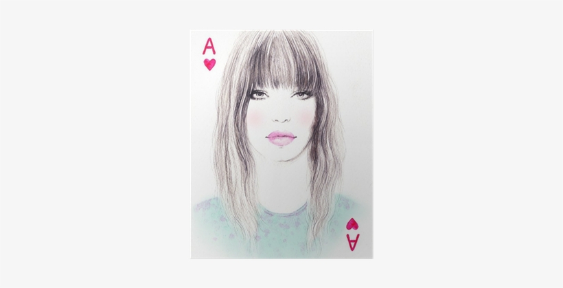 Woman Portrait - Poster, transparent png download