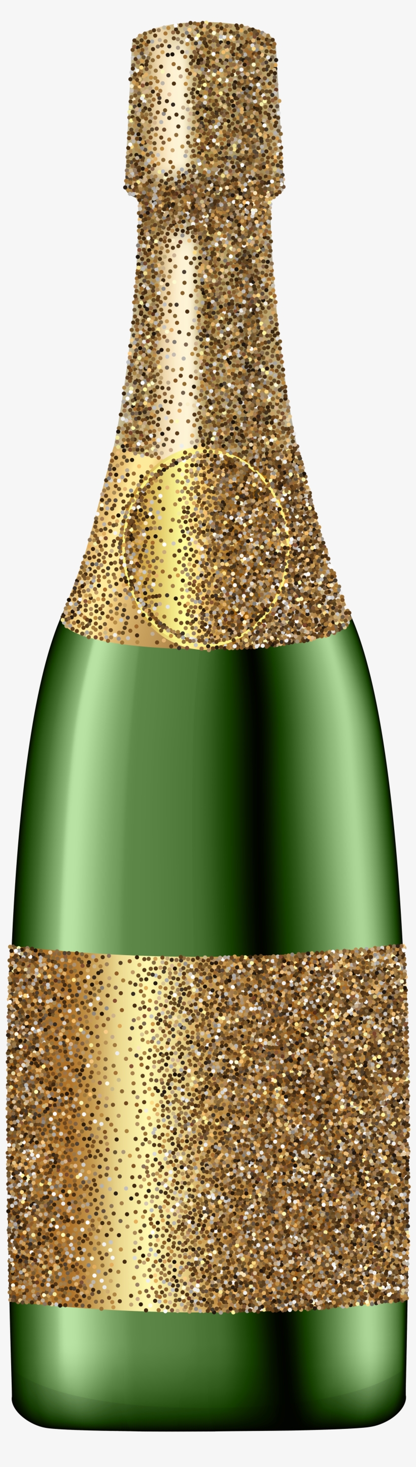 Graphic Champagne Png Clip Art Image Gallery Yopriceville - Glitter Champagne Bottle Png, transparent png download