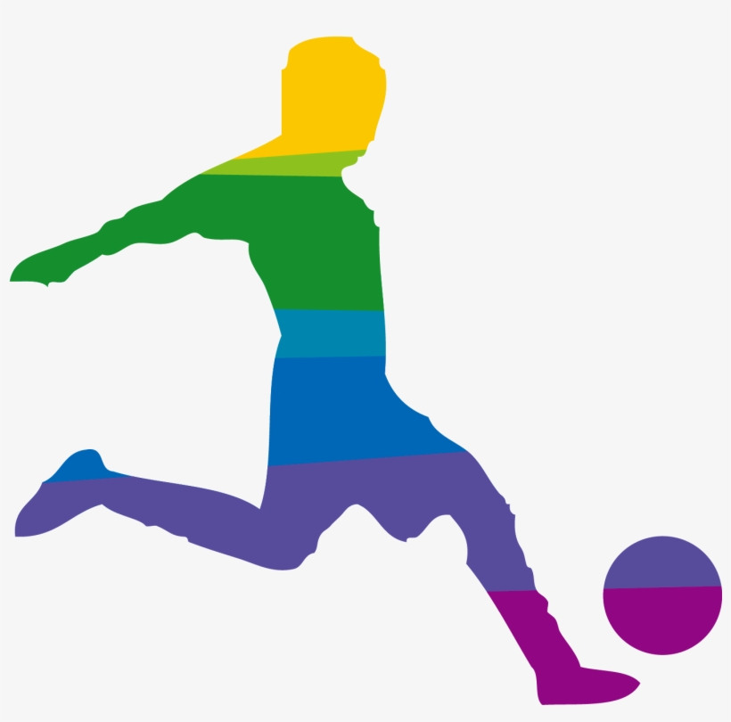 Athlete Vector Watercolor Png Library - Best Gift Soccer Port Athlete Football Hoodie/t-shirt/mug, transparent png download