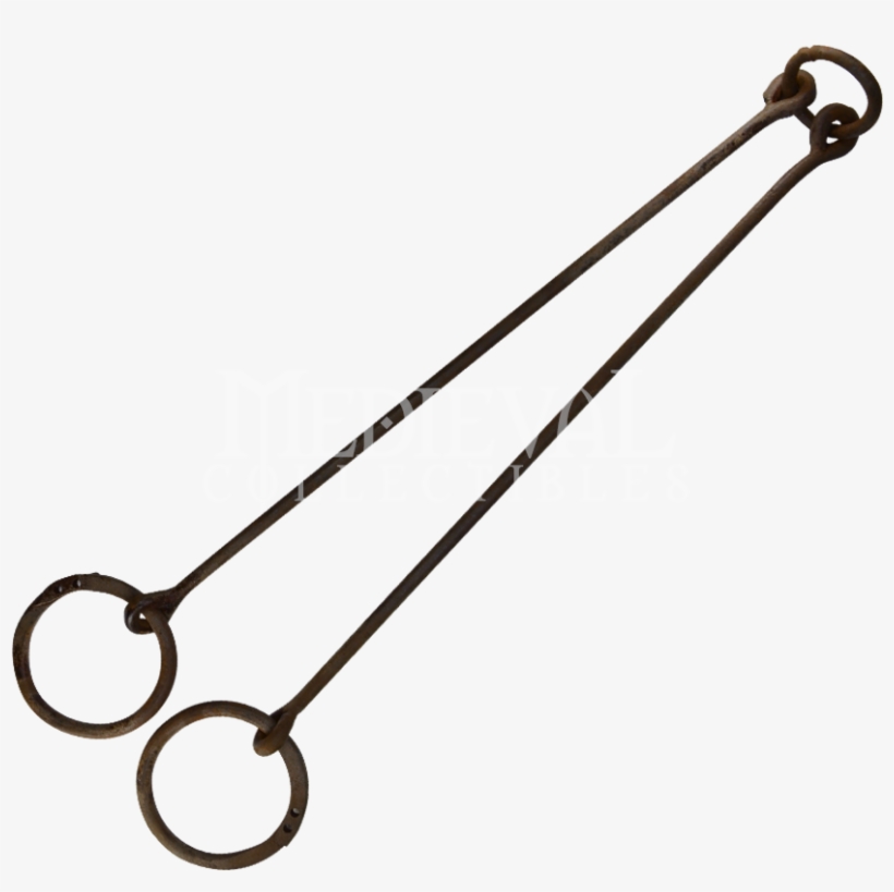 Iron Shackle And Bar Leg Cuffs - Legcuffs, transparent png download