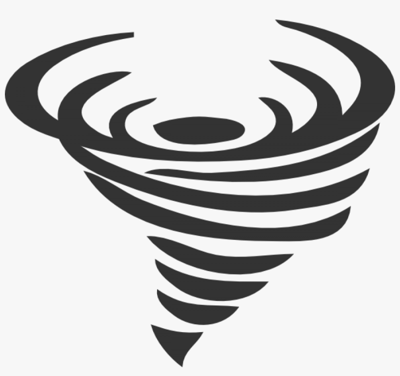 Free Png Hurricane Png Images Transparent - Tornado Clip Art Black And White, transparent png download