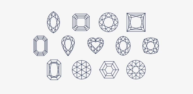 Diamond Shapes - Ring, transparent png download