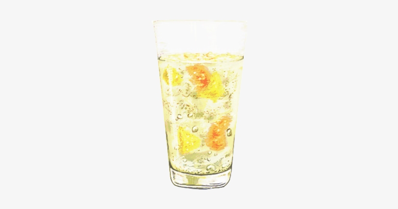 Lemonade Watercolor Painting Carbonated Drink Drawing - Drawing, transparent png download