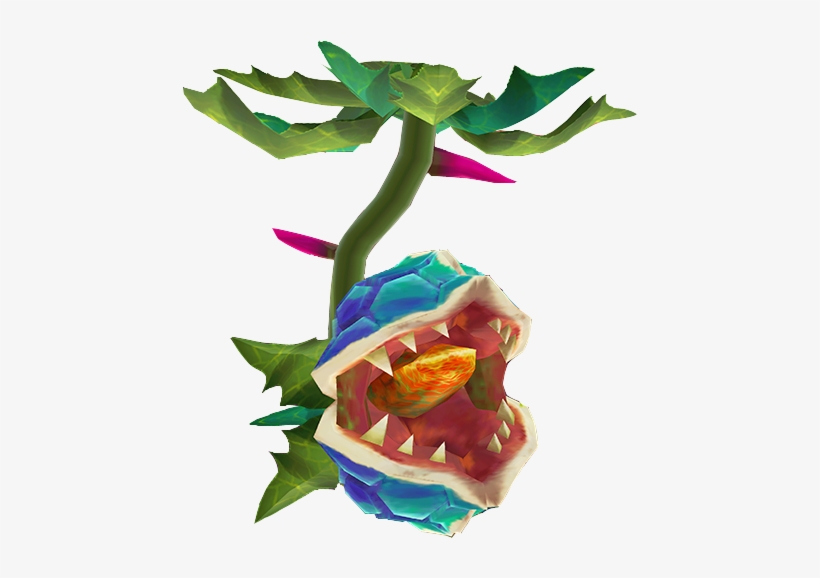 Upside Down Deku Baba - Deku Baba, transparent png download