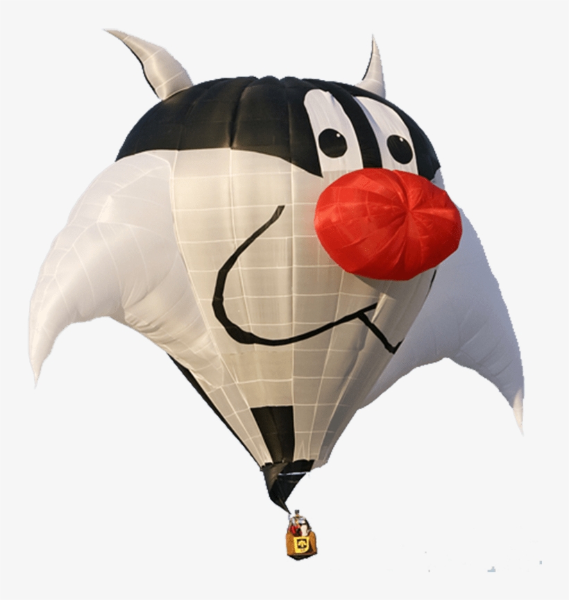 Cat Hot Air Balloon Png - Hot Air Balloo Transparent Png, transparent png download