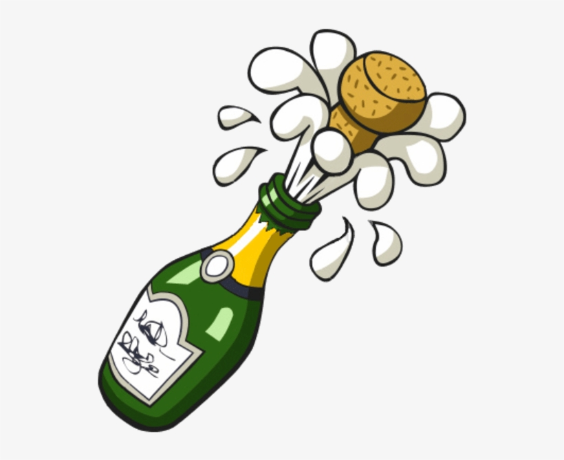 Champagne - Champagne Bottle Clip Art, transparent png download
