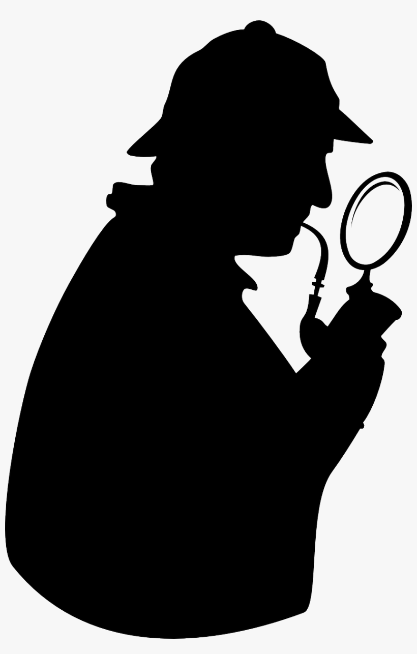 An Advisory Detective For A Tube And A Magnifying Glass - Detective Magnifying Glass Icon, transparent png download
