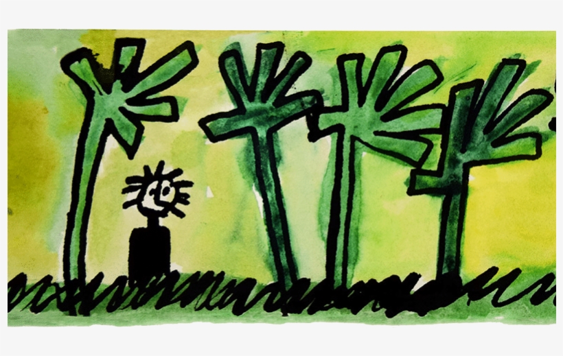 In The Trees - Watercolor Painting, transparent png download