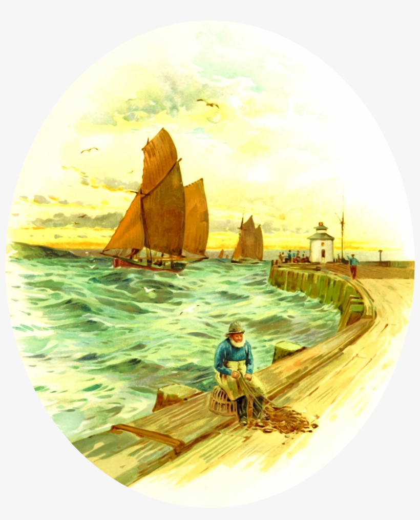 This Free Icons Png Design Of Harbour Scene, transparent png download