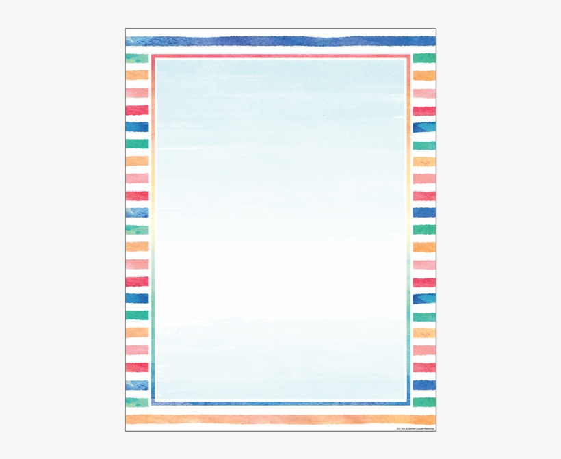 Teacher Created Resources - Watercolor Blank Chart, transparent png download