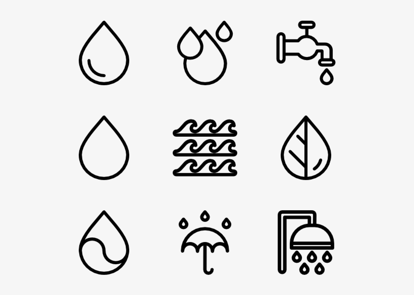 Water - Nice Icons, transparent png download
