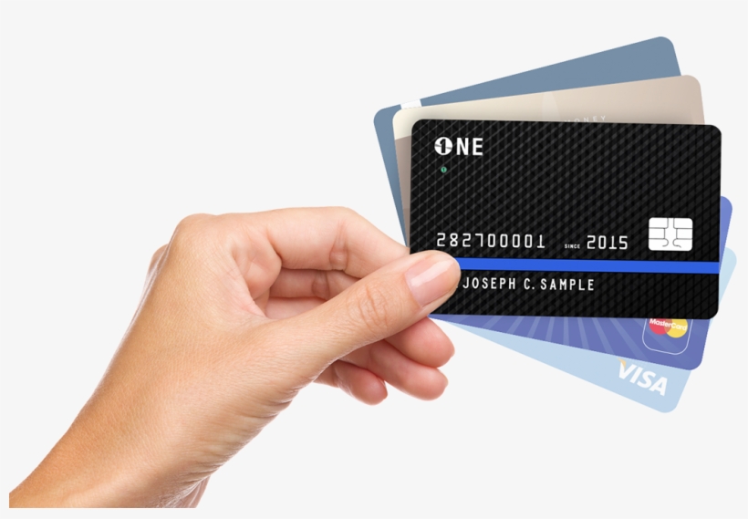 Hand With Debit Cards, transparent png download