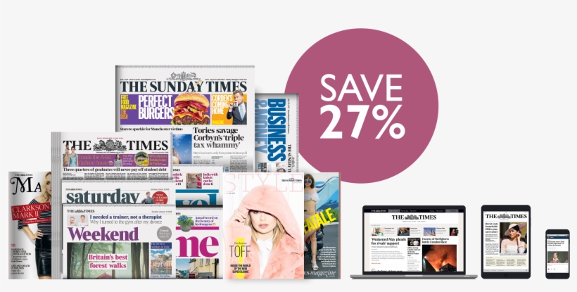 Subscribe To The Ultimate Pack - The Times, transparent png download