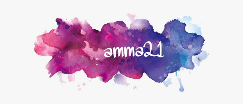 You're Always Welcome - Dark Watercolour Purple Blue, transparent png download