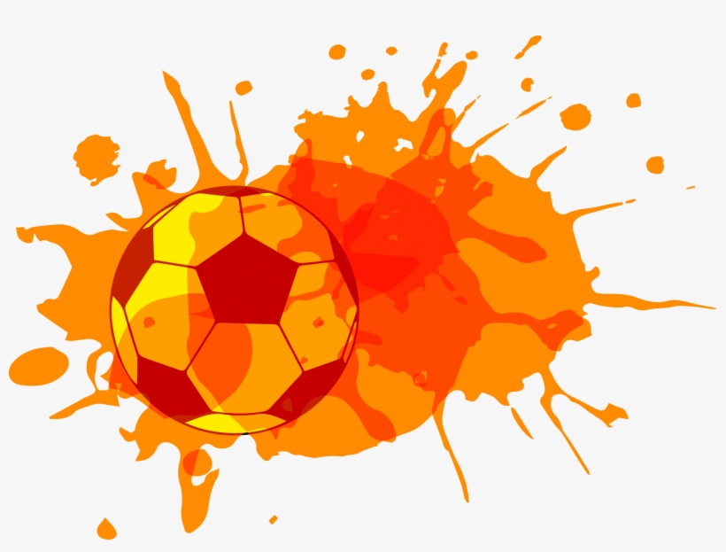 Fifa World Cup Football Watercolor Painting - World Cup Design Png, transparent png download