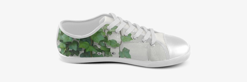 Watercolor Vines, Climbing Plant Women's Canvas Shoes - Tennis Shoe, transparent png download