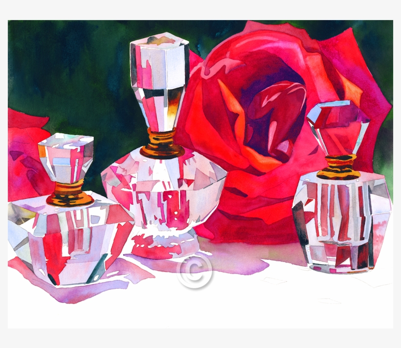 World Renowned And Award Winning Watercolor Artist - Anne Abgott Glass Art, transparent png download