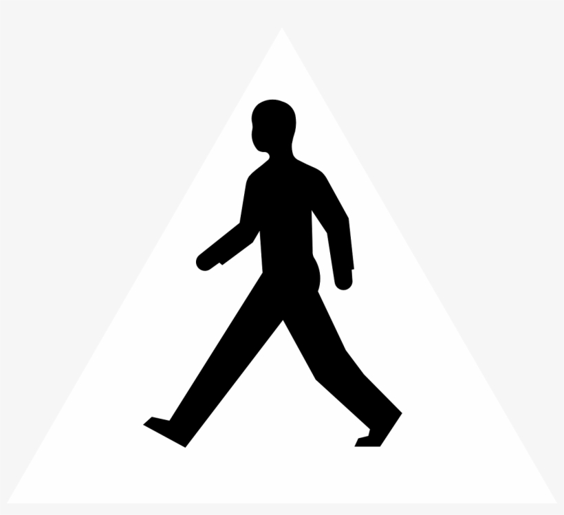 Male Body Walking Clip Art - Walking Vector, transparent png download