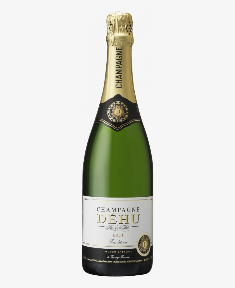 Png Champagne Bottle - Dehu Pere & Fils Champagne, transparent png download