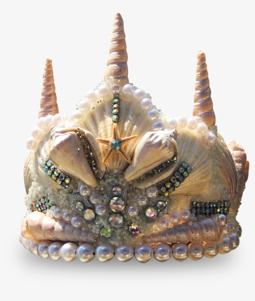 Star Princess Seashell Crown - Merman Crown Png, transparent png download