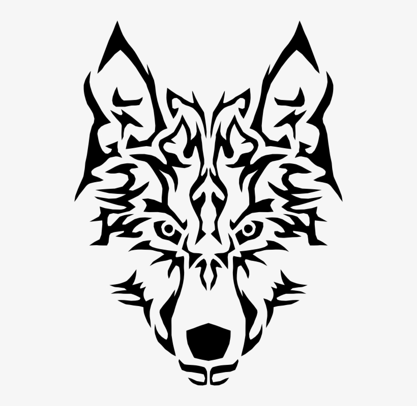 Wolf Tribal Png, transparent png download