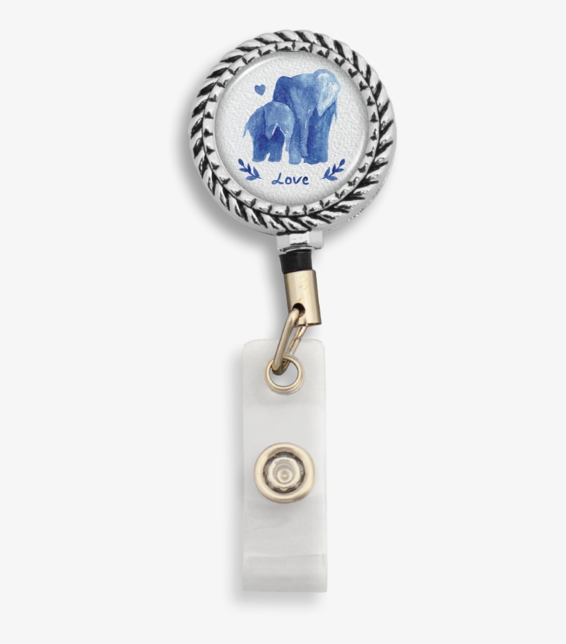 Alzheimer's Awareness Ribbon Badge Reel Nurse Badge, transparent png download