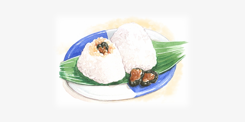 キューちゃん小説 第二話│東海漬物 - Rice Ball, transparent png download