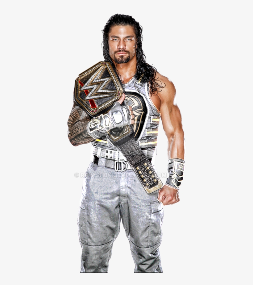 Photo - Roman Reigns White Vest, transparent png download