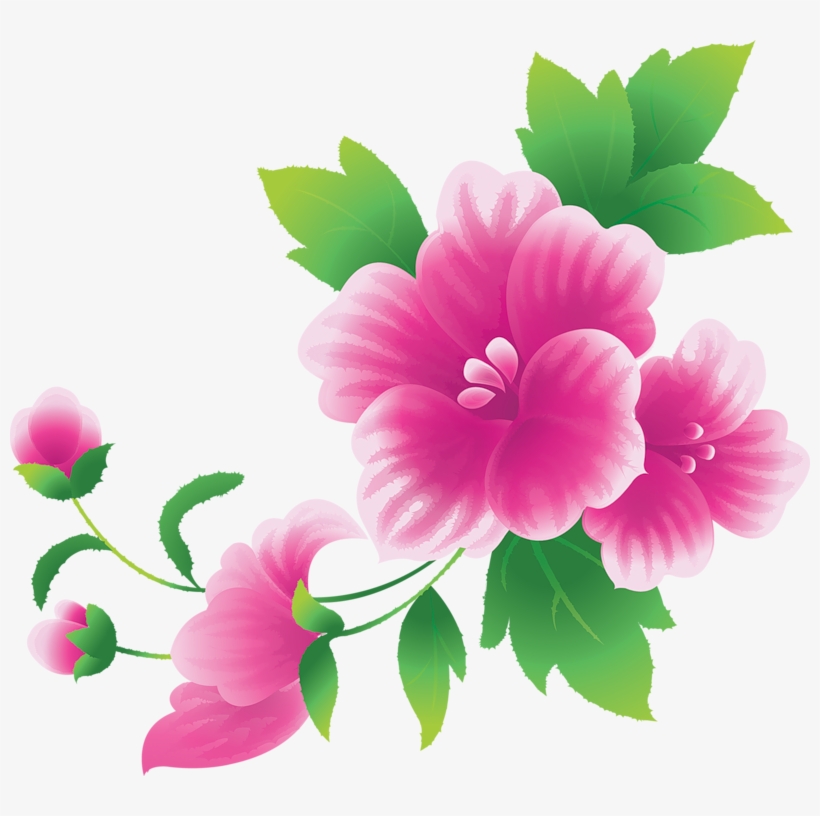 Watercolour Flower Clip Art - Flower Cliparts Png, transparent png download
