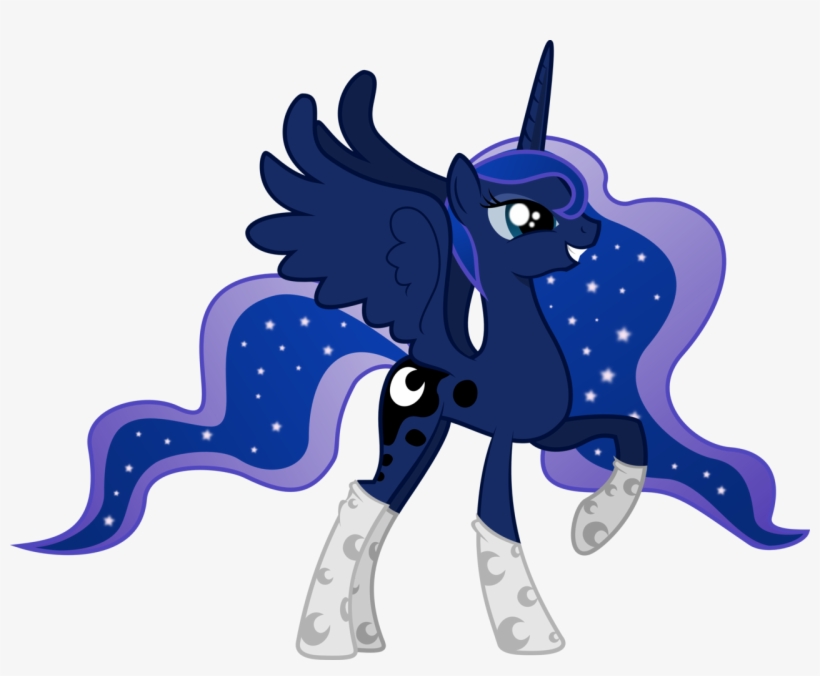 Princess Luna Rarity Rainbow Dash Pinkie Pie Pony Horse - Mlp Princess Luna Wearing Socks, transparent png download