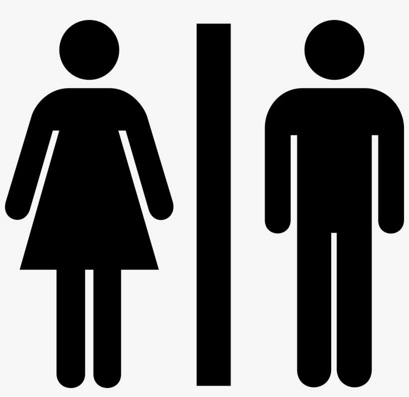 [men And Women Have Compared And Contrasted Their Ways - Toilets Clip Art, transparent png download