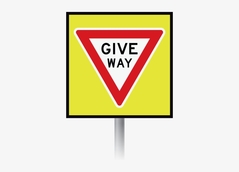 Clip Arts Related To - Give Way Sign, transparent png download