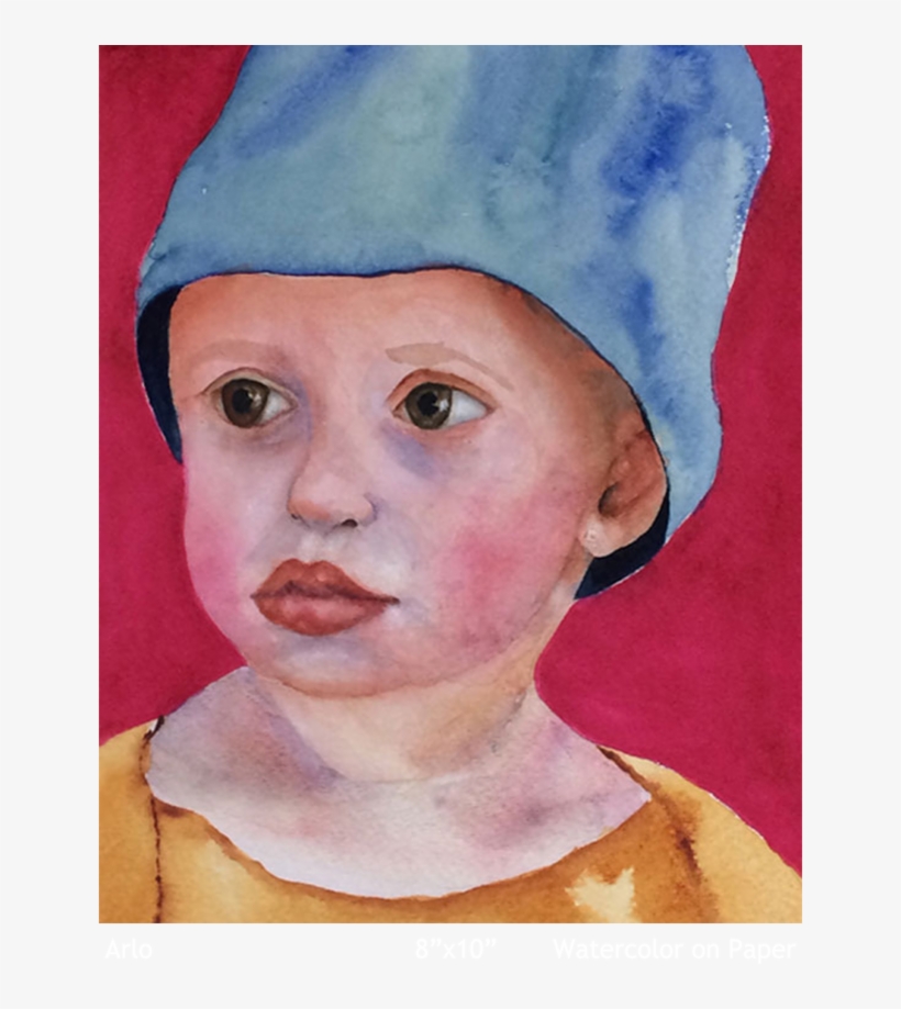 Arlo Watercolor On Paper - Watercolor Painting, transparent png download