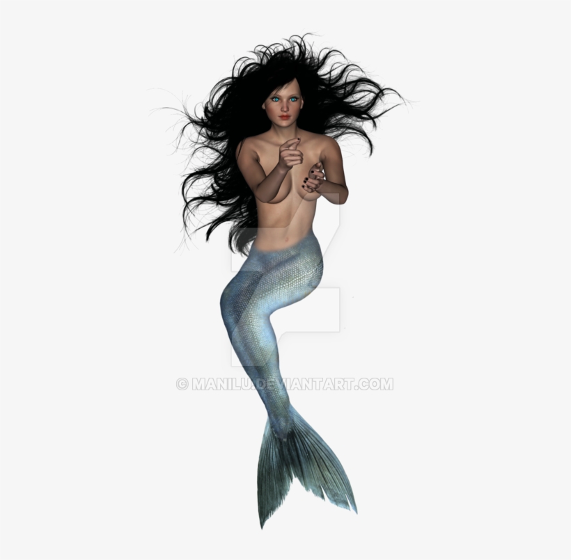Png Mermaid Vector - Portable Network Graphics, transparent png download