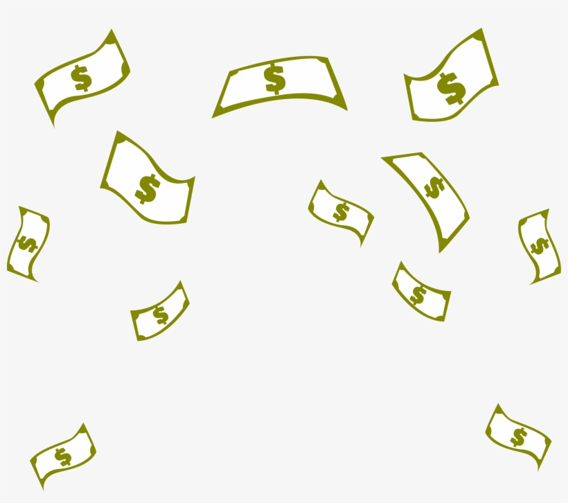 Dollar Money Png Picture - Lluvia De Dinero Vectores, transparent png download