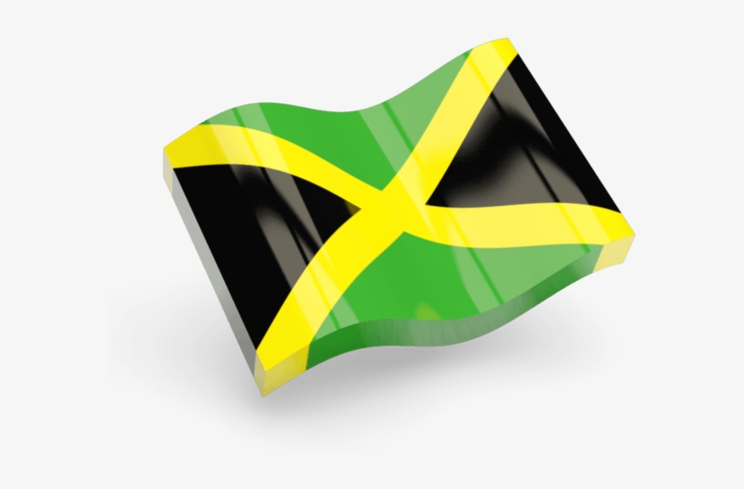 Jamaica Flag Icon Wave - Jamaica Flag Icon Png, transparent png download