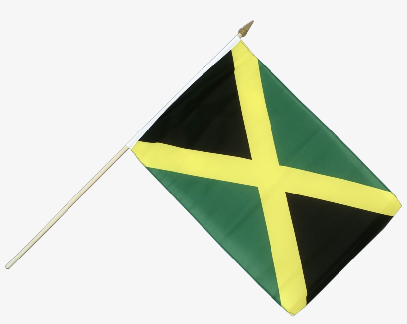 Hand Waving Flag 12x18" - Jamaican Flag Png, transparent png download