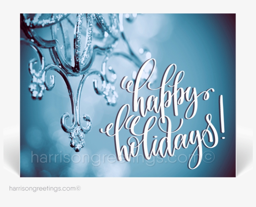 Corporate Blue Happy Holiday Postcards - O'neill Brothers Group / Instrumental Versions, transparent png download